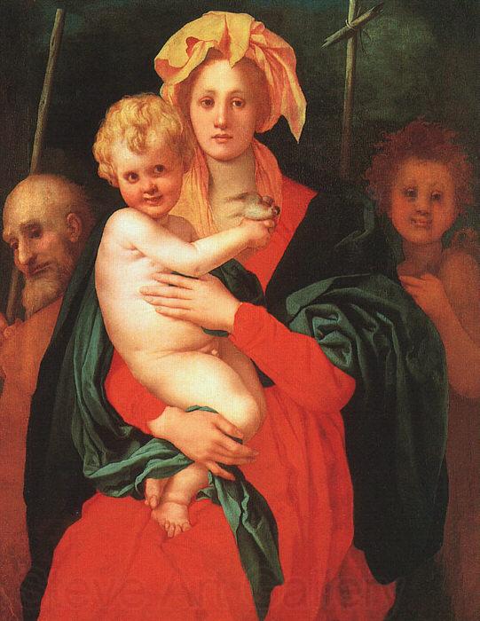 Jacopo Pontormo Madonna Child with St.Joseph and St.John the Baptist